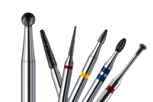 Root planing burs, manufactured in Germany by Busch & Co